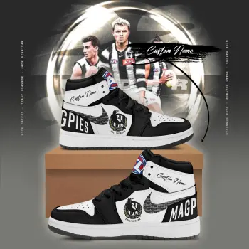 Collingwood Football Air Jordan 1 - Men, US8.5-EU42