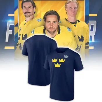 Sweden men's national ice hockey team 4 Nations Face-Off 2025 Combo Tshirt | Cap | Jogger