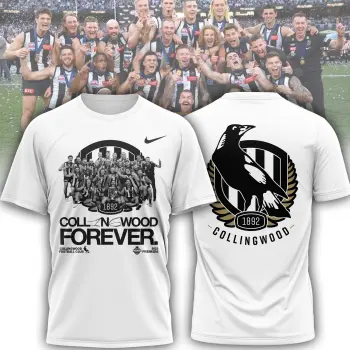 Collingwood Football basic white shirt