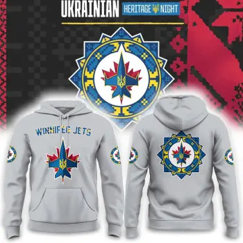 Winnipeg Jets Ukrainian Heritage 2024 Hoodie V5