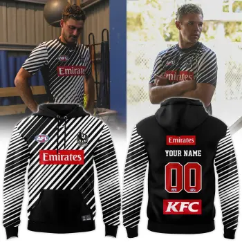 Collingwood Football Club Warm Up Combo Hoodie | Cap | Jogger