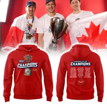 Canada Fanatics Steel 2025 4 Nations Face Off Champions Combo Hoodie | Cap | Jogger v5