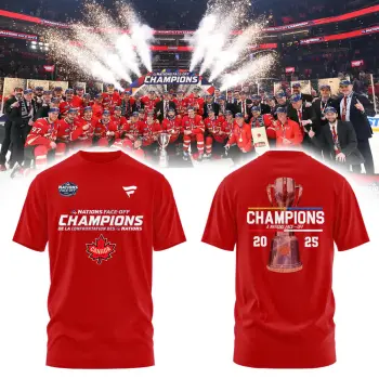 Canada Fanatics Steel 2025 4 Nations Face Off Champions Combo Tshirt | Cap | Jogger