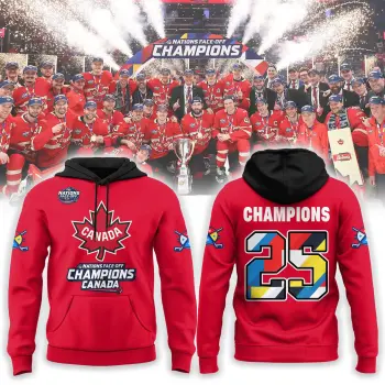 Canada Fanatics Steel 2025 4 Nations Face Off Champions Combo Hoodie | Cap | Jogger v3