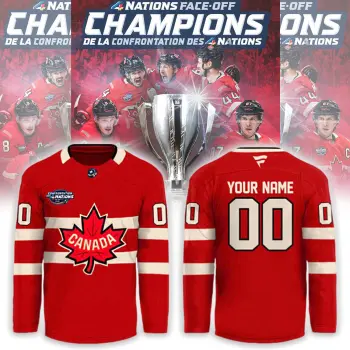 Canada Fanatics Red 2025 4 Nations Face Off Premium Player Jersey