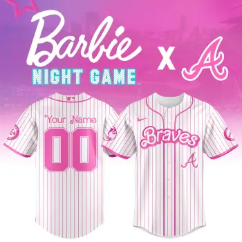 Atlanta Braves Barbie Night Special Jersey - CUSTOMIZED