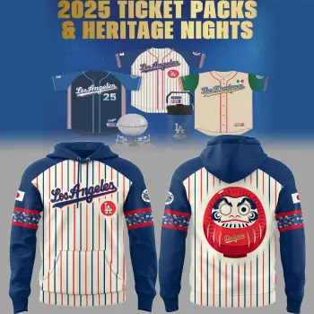 Los Angeles Dodger MLB 2025 “Japanese Heritage Night 2025” Combo Hoodie | Cap | Jogger