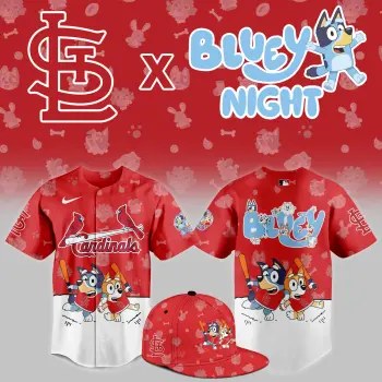St.Louis Cardinals Bluey Night Version Special Jersey