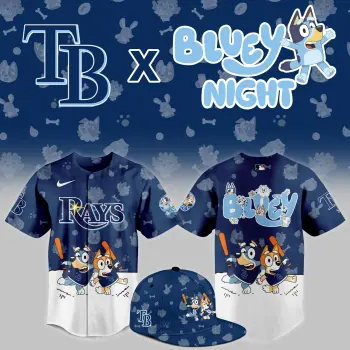 Tampa Bay Rays Bluey Night Version Special Jersey