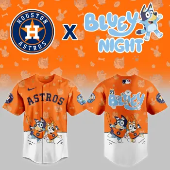 Houston Astros Bluey Night Version Special Jersey