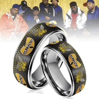 WTC Silver Tungsten Rings NNL