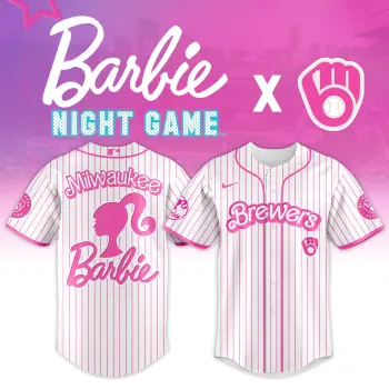 Milwaukee Brewers Barbie Night Special Jersey
