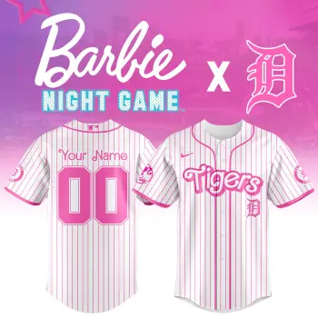 Detroit Tigers Barbie Night Special Jersey - CUSTOMIZED