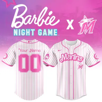 Miami Marlins Barbie Night Special Jersey - CUSTOMIZED
