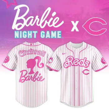 Cincinnati Reds Barbie Night Special Jersey