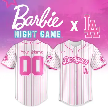 Los Angeles Dodgers Barbie Night Special Jersey - CUSTOMIZED