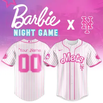 New York Mets Barbie Night Special Jersey - CUSTOMIZED