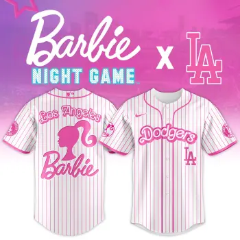 Los Angeles Dodgers Barbie Night Special Jersey
