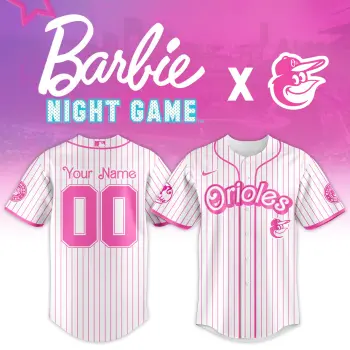 Baltimore Orioles Barbie Night Special Jersey - CUSTOMIZED