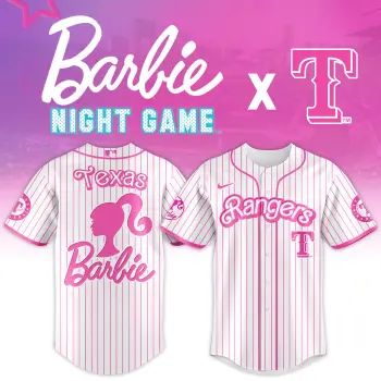 Texas Rangers Barbie Night Special Jersey