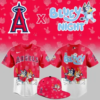 Los Angeles Angels Bluey Night Version Special Jersey