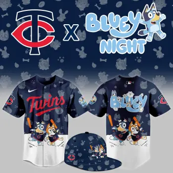 Minnesota Twins Bluey Night Version Special Jersey