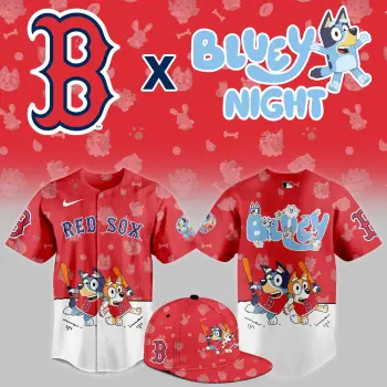 Boston Red Sox Bluey Night Version Special Jersey