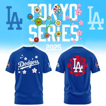 _Los Angeles Dodgers Tokyo Series 2025 Navy Combo Tshirt | Cap | Jogger