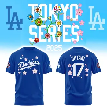 _Los Angeles Dodgers OHTANI Tokyo Series 2025 Navy Combo Tshirt | Cap | Jogger
