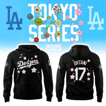 _Los Angeles Dodgers OHTANI Tokyo Series 2025 Black Combo Limited Edition Hoodie | Jogger | Cap v2