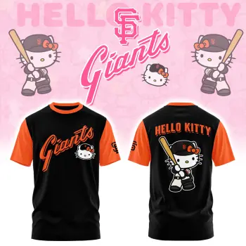 San Francisco Giants x Hello Kitty Version 2025 Combo Tshirt | Cap | Jogger