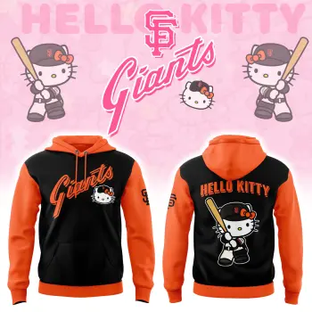 San Francisco Giants x Hello Kitty Orange Hoodie