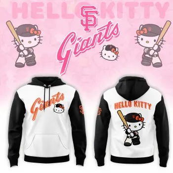 San Francisco Giants x Hello Kitty Black Hoodie