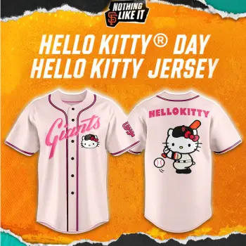 San Francisco Giants x Hello Kitty Version 2025 Jersey | Pink