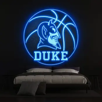 _ Duke Blue Devils men's basketball Premium Neon Sign Decor V2