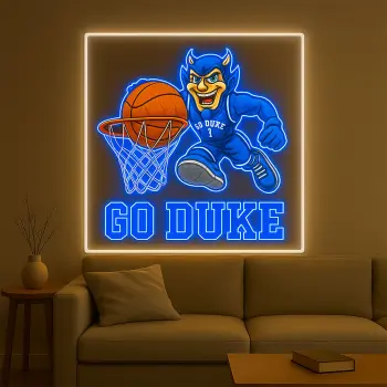 Premium Duke Blue Devils Men's Basketball Neon Sign Decor